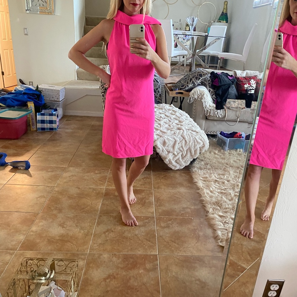Sail to Sable bright pink dress